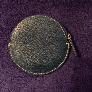 Navy blue Coach coin purse